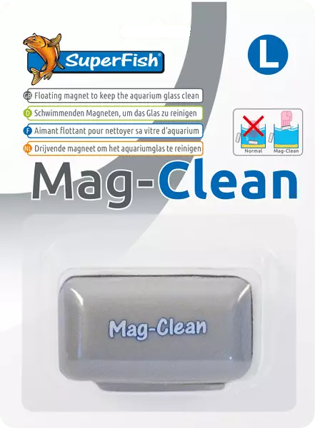 Mag Clean L Kelluva Levämagneetti - Akvaarion magneetit - A4040060 - 1