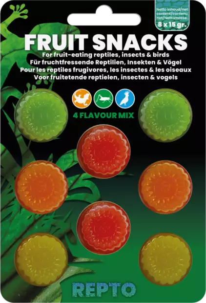 Repto Fruit Snacks Mix - Terraarioeläinten geeliruoat - AR5100520 - 1