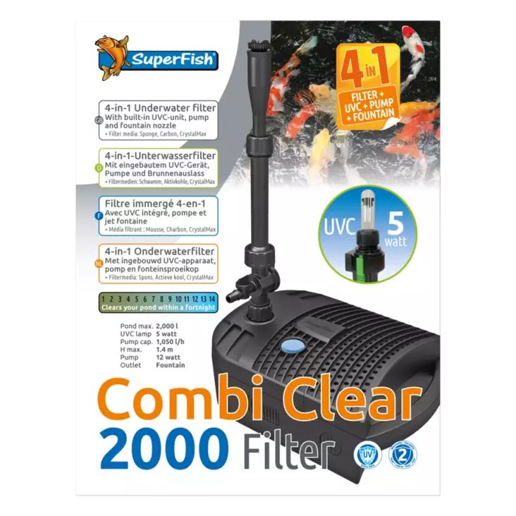 Combi Clear 2000 UVC - Suihkulähteet - A06020750 - 1