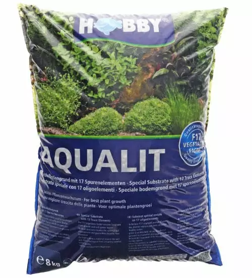 Aqualit Lannoitettu Hiekka 12L N8Kg - Soilit ja ravinnepohjat akvaarioon - D40150 - 1