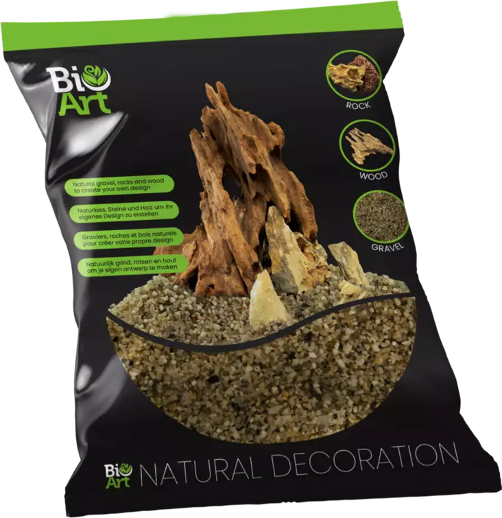 Bioart vaalenaruskea hiekka 800g - Sorat ja pienet kivet akvaarioon - A4056230 - 1