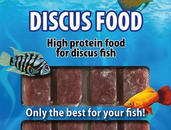 Kiekkojen Sekoitus Palapakkaus 100G - Pakasteruoat kaloille - R14000 - 1