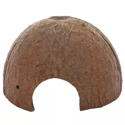 Kookosluola 1/2 11X8X11Cm - Kivijäljitelmät ja luolat akvaarioon - D40210 - 1