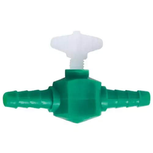 Muovinen Säätöhana 4/6Mm Letkuun Vihreä 2Kpl - Ilmahanat ja haaroittimet akvaarioon - D63610 - 1