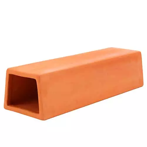 Plekojen kutuluola kulmikas 2 punainen - Luolat ja kutuluolat akvaarioon - D41650 - 1