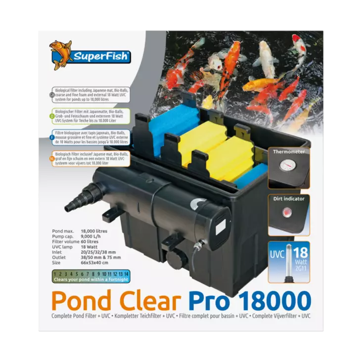 Pond Clear 18000 UVC - Virtaus suodattimet - A06030200 - 1