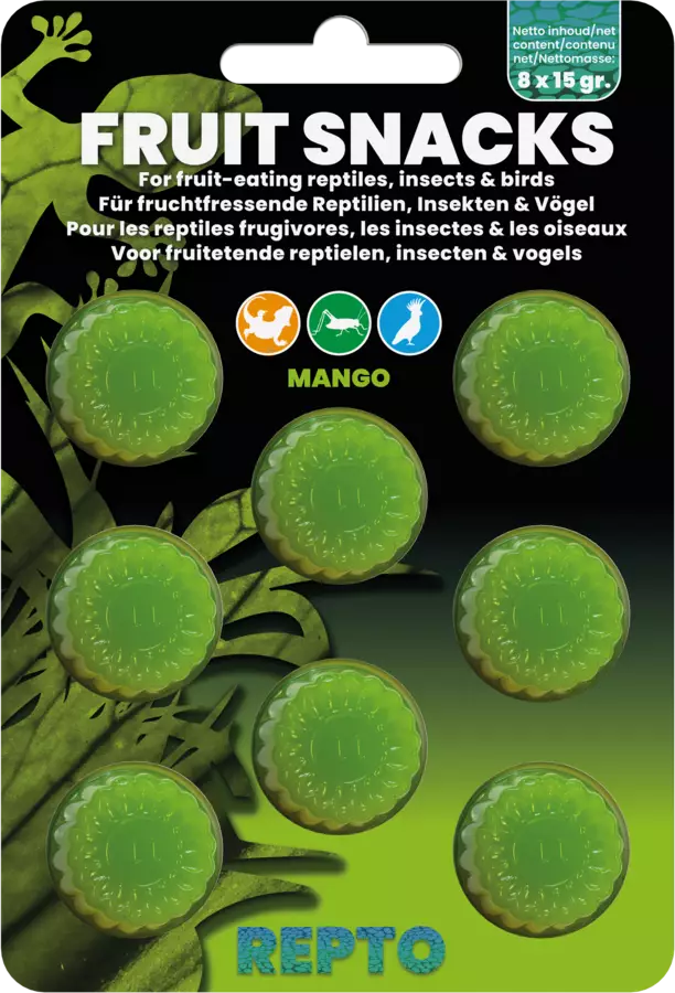 Repto Fruit Snacks Mango - Terraarioeläinten geeliruoat - AR5100500 - 1