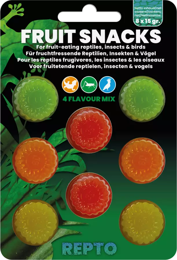 Repto Fruit Snacks Mix - Terraarioeläinten geeliruoat - AR5100520 - 1