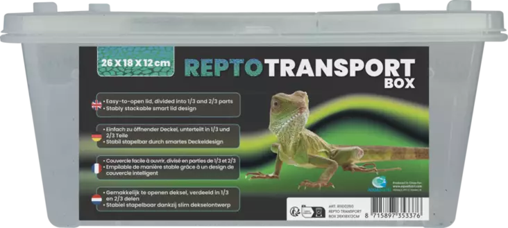 Repto Kuljetuslaatikko 26 X 18 X 12 Cm - Kuljetus- ja säilytyslaatikot - AR1100260 - 1