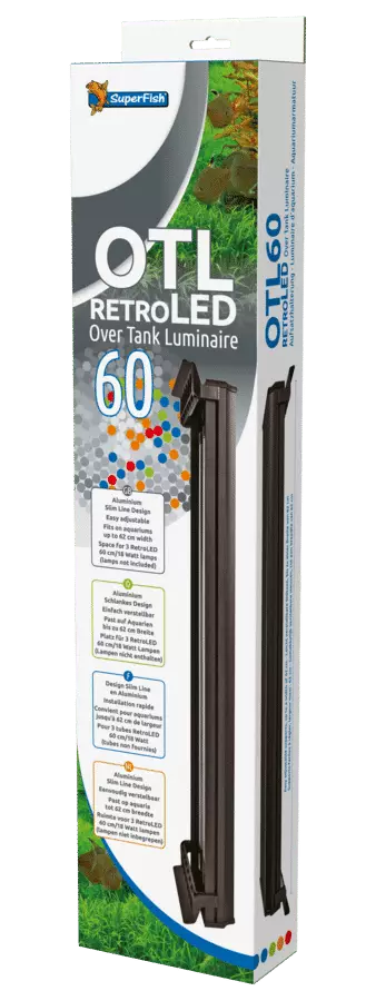 Retroled OTL 60cm Valaisinteline - Akvaariovalaisimien kiinnikkeet ja tarvi - A4020650 - 1