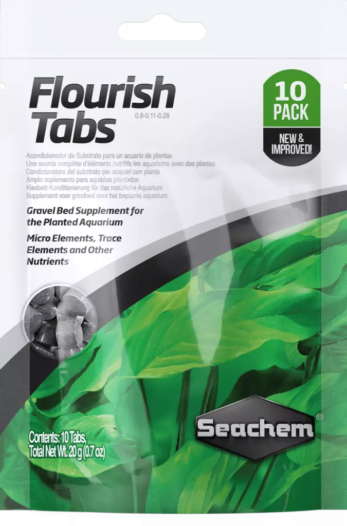 Seachem Flourish Tabs 10Kpl - Soilit ja ravinnepohjat akvaarioon - S05050 - 1