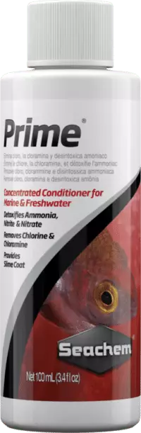 Seachem Prime 100Ml - Akvaarion vedenparannusaineet - S04350 - 1