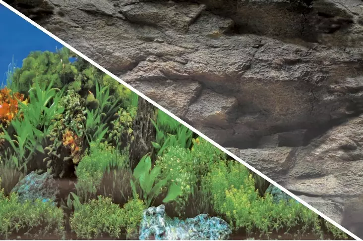 Deco Poster B4 120X49 cm Taustakuva - Akvaarion valmiiksi leikatut taustakuvat - A4072050 - 1