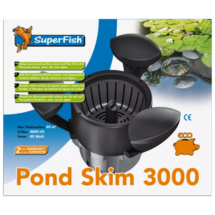 Pond skim 3000 pintaimuri - Pintaimurit ja puhtaanapito - A07060060 - 1
