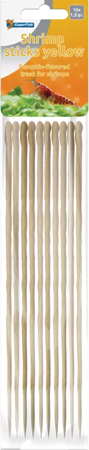 SF Shrimp stick keltainen 10 kpl - Pakastekuivatut ruoat & herkut kaloille - A3040060 - 1