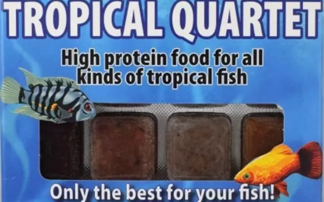 Trooppinen Kvartetti Palapakkaus 100G - Pakasteruoat kaloille - R62160 - 1