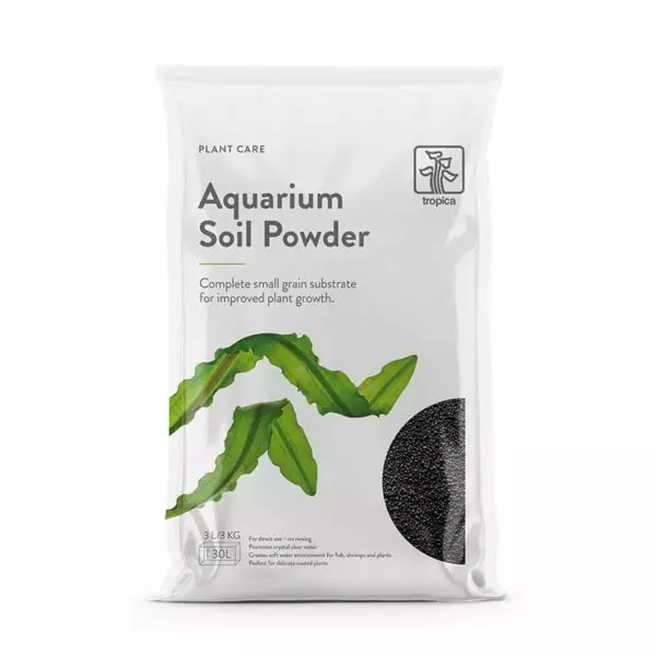 Tropica Aquarium Soil Powder 3L Pohjamateriaali - Soilit ja ravinnepohjat akvaarioon - T71200 - 1