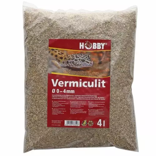Vermikuliitti Ø 0-4 Mm, 4 L - Muut pohjamateriaalit terraarioon - D36320 - 1