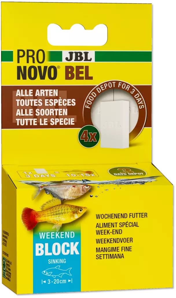 Weekend Viikonloppuruoka 4 Palaa Noin 3 - Kalojen ruokinta-automaatit & lomaruoka - J40320 - 1