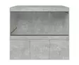 Kalusteterraario Kaappi 150x80x50 betoni - Terraarioiden jalustat - D134411 - 2