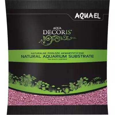 Aqua Decoris Pinkki 1 Kg - Pienet pussit & koristehiekat akvaarioon - AE121321 - 1