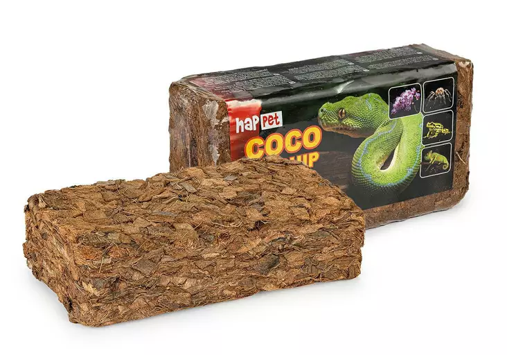 Coco chips Puriste Lastukuutiot 500g - Puristeet ja sammalet terraarioon - HAPD601 - 1
