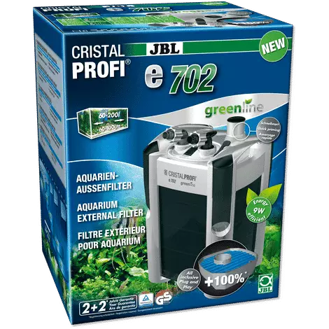 Cristalprofi E702 Greenline Ulkosuodatin - Akvaarion ulkosuodattimet - J60281 - 1