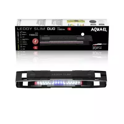 Leddy Slimduo 16W Sunny Plant D&N Musta valaisin - Akvaarion päälle tulevat valaisimet  - AE124221 - 1