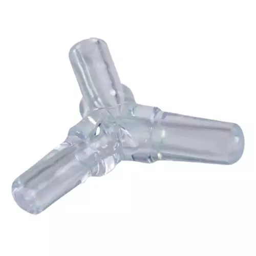Muovinen Y-Liitin 4/6Mm Letkuun 2Kpl - Ilmahanat ja haaroittimet akvaarioon - D62751 - 1