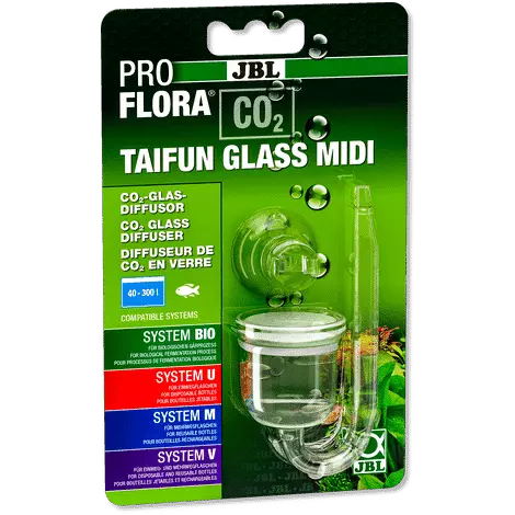 Proflora Co2 Taifun Glass - Co2 levittimet, laskurit ja letkut - J64691 - 1