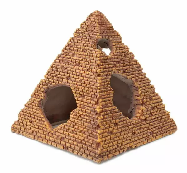 Pyramidi koriste 8 x 8 x 8,5cm - Rauniot ja patsaat akvaarioon - HAPR071 - 1