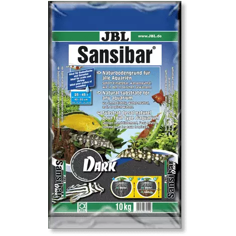 Sansibar Musta Pohjamateriaali 10Kg - Hiekat akvaarioon - J67051 - 1