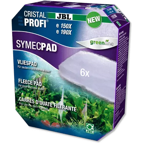 Cristalprofi E15/1900/1 Symecpad - Akvaarion ulkosuodattimien patruunat  - J60292 - 1