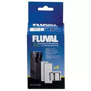 Fluval 2+ Patruuna 4 Kpl - Akvaaron sisäsuodattimen patruunat  - HA182 - 1