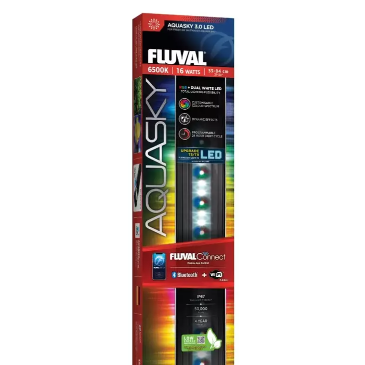 Fluval Aquasky Led 3.0 16W 53-83Cm - Akvaarion päälle tulevat valaisimet  - H16651 - 1