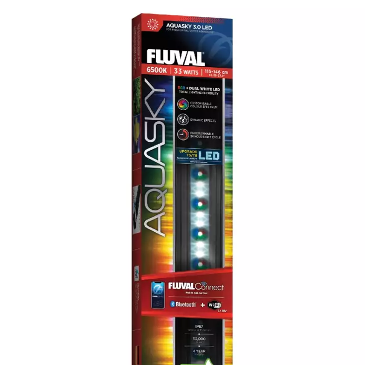 Fluval Aquasky Led 3.0 33W 115-146Cm - Akvaarion päälle tulevat valaisimet  - H16656 - 1