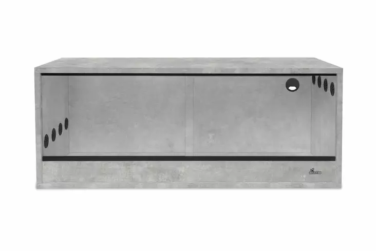 Kalusteterraario 80x50x50 Betoni - MDF terraariot - D132260 - 1