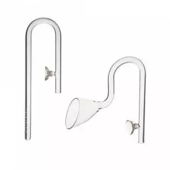 Lilly pipe lasiset suodattimen putket 12/16mm letkulle - Akvaarion ulkosuodattimet - AE245272 - 1