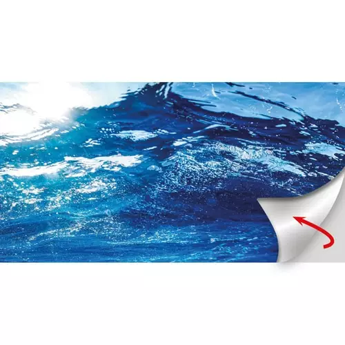 Taustakuva Liimalla Ocean 120X50 - Akvaarion valmiiksi leikatut taustakuvat - D31222 - 1