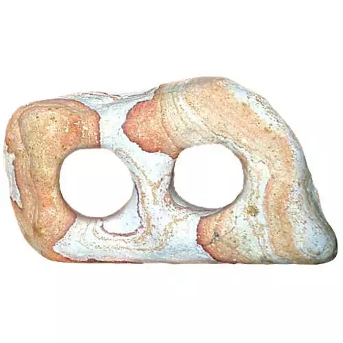 Sateenkaarikivi Kahdella Reijällä 1,19-3,2Kg - Kivet akvaarioon - D40672 - 1