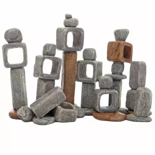 Shrimp Tree 3 Torni 25X9X16,5Cm - Nanojen ja rapujen koristeet akvaarioon - D32062 - 1