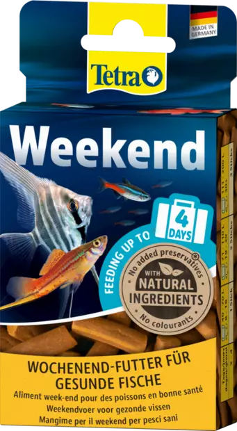 Tetra Weekend Lomaruoka 18G / 20 Tikkua - Kalojen ruokinta-automaatit & lomaruoka - T76733 - 1