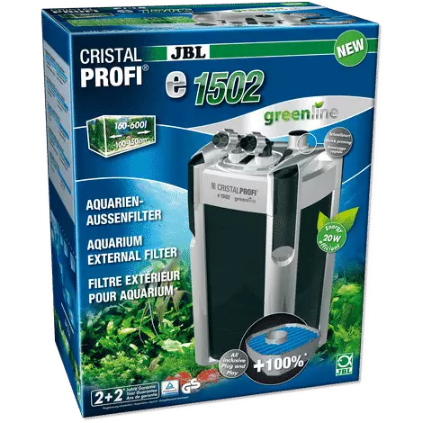 Cristalprofi E1502 Greenline Ulkosuodatin - Akvaarion ulkosuodattimet - J60283 - 1