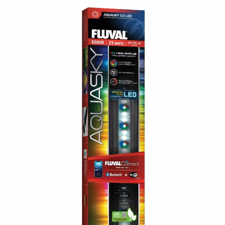 Fluval Aquasky Led 3.0 25W 83-115Cm - Akvaarion päälle tulevat valaisimet  - H16653 - 1