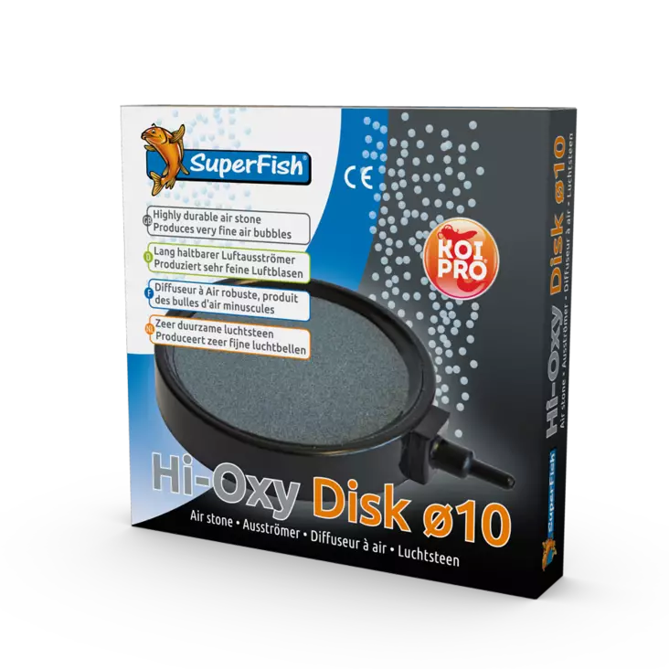 Hi Oxy Kiekkohohkakivi ø 10Cm Lammikkoon - Lammen hohkakivet - A08010103 - 1