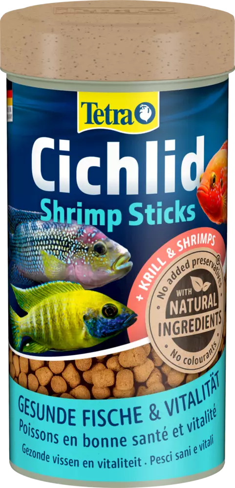 Tetra Cichlid Shrimp Sticks 250Ml - Proteiini rakeet  - T75423 - 4