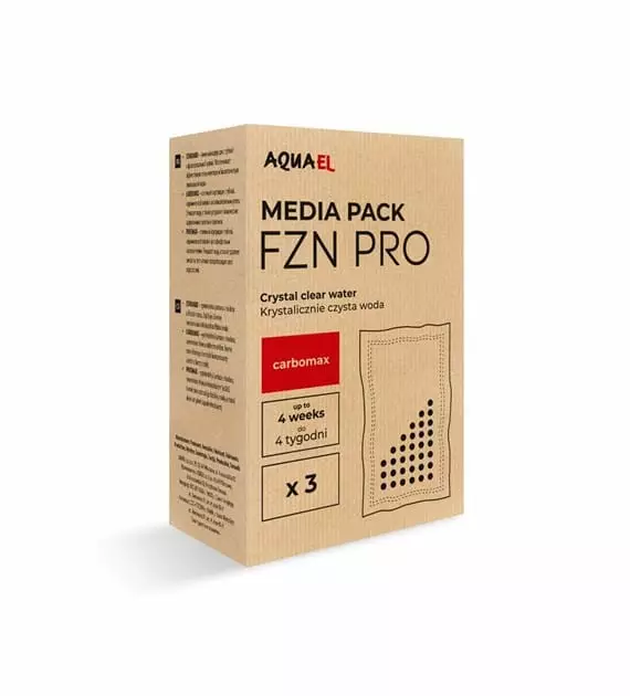 Aktiivihiilipatruuna FZN pro 3kpl - Akvaarion ulkolaitasuodattiminen patruun - AE132474 - 1
