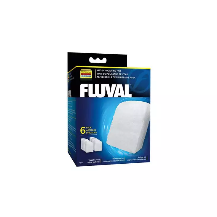 Fluval 305-405 Patruuna Hieno 6Kpl - Akvaarion ulkosuodattimien patruunat  - HA244 - 1