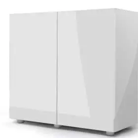 Glossy Valkoinen 80 Kaapisto - 51-80 cm akvaariojalustat  - AE113244 - 1