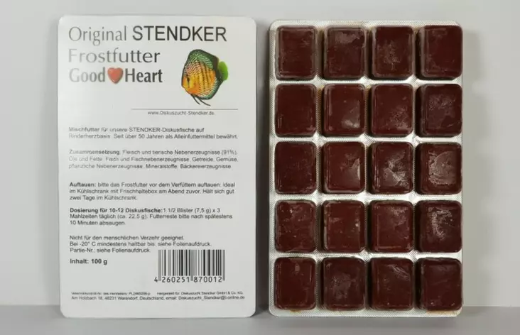 Kiekkojenruoka Stendker Palap.100G - Pakasteruoat kaloille - R6224 - 1